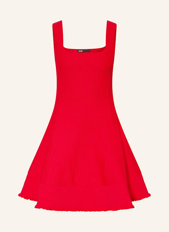 maje Strickkleid ROT