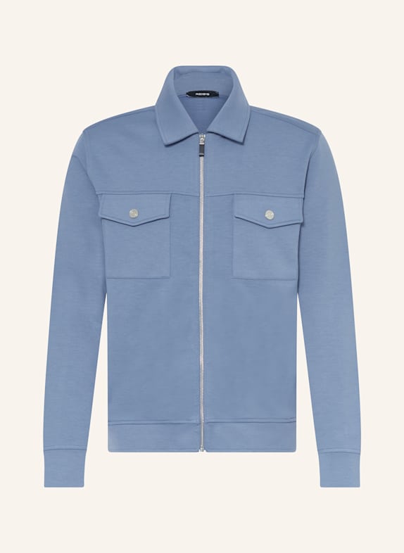 REISS MEDINA overshirt BLUE GRAY