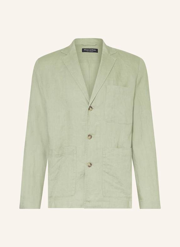 Marc O'Polo Leinen-Overjacket HELLGRÜN