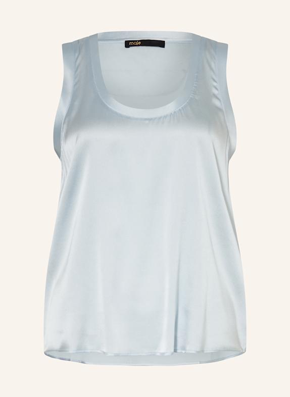 maje Seidentop HELLBLAU