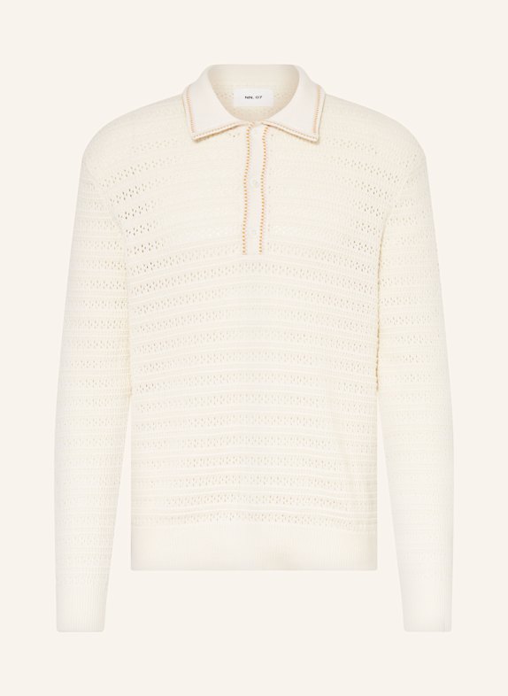 NN.07 Strick-Poloshirt JOSH CREME