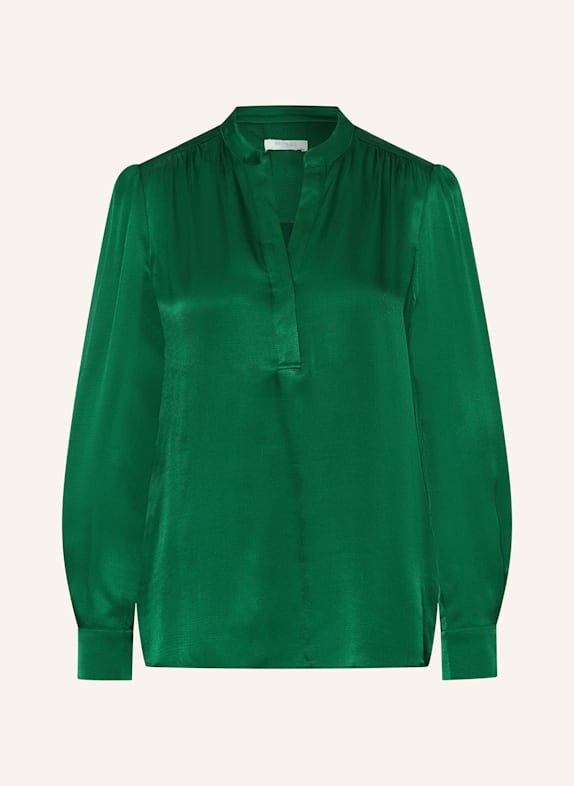 HOBBS Blusenshirt JADE aus Satin DUNKELGRÜN