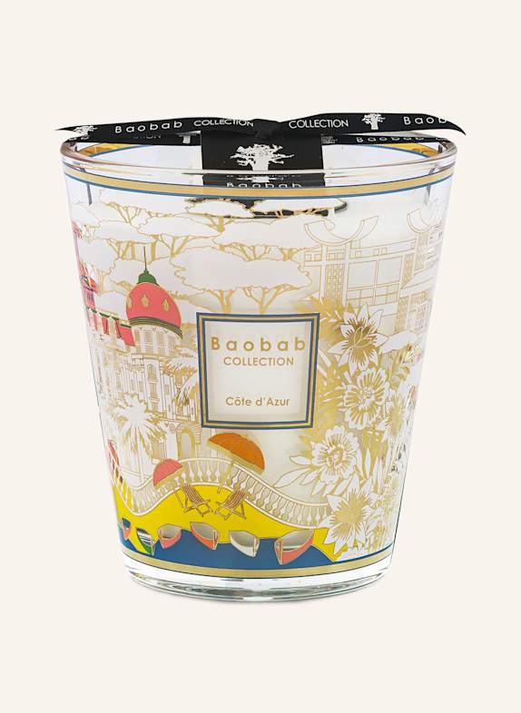 Baobab COLLECTION Duftkerze CÔTE D'AZUR GELB/ BLAU/ GOLD