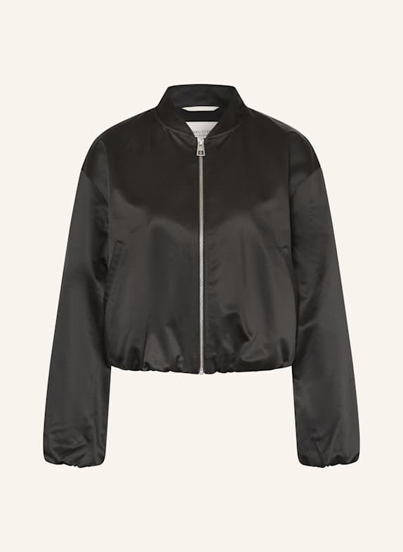 Marc O'Polo Satin-Blouson SCHWARZ