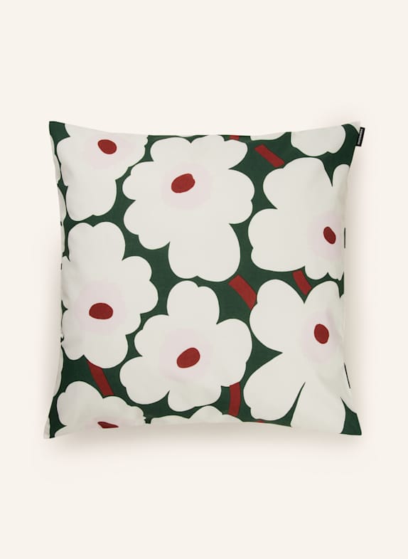 marimekko Decorative cushion cover UNIKKO ECRU/ DARK GREEN/ DARK RED