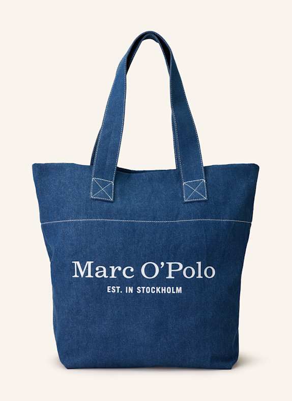 Marc O'Polo Torba shopper MEDIUM NIEBIESKI
