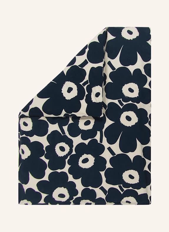 marimekko Bettbezug UNIKKO DUNKELBLAU/ HELLGRAU
