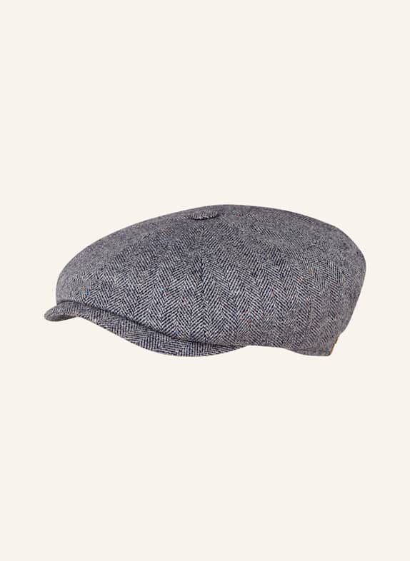 STETSON Schiebermütze HATTERAS aus Seide DUNKELBLAU