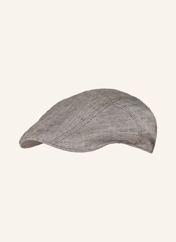 STETSON Schiebermütze IVY aus Leinen GRAU