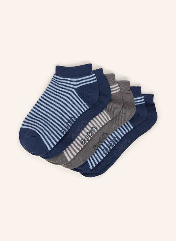 ewers COLLECTION 4er-Pack Sneakersocken BLAU/ GRAU