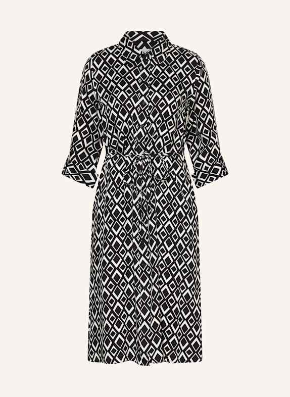 HOBBS Hemdblusenkleid CALI mit 3/4-Arm DUNKELBLAU/ CREME