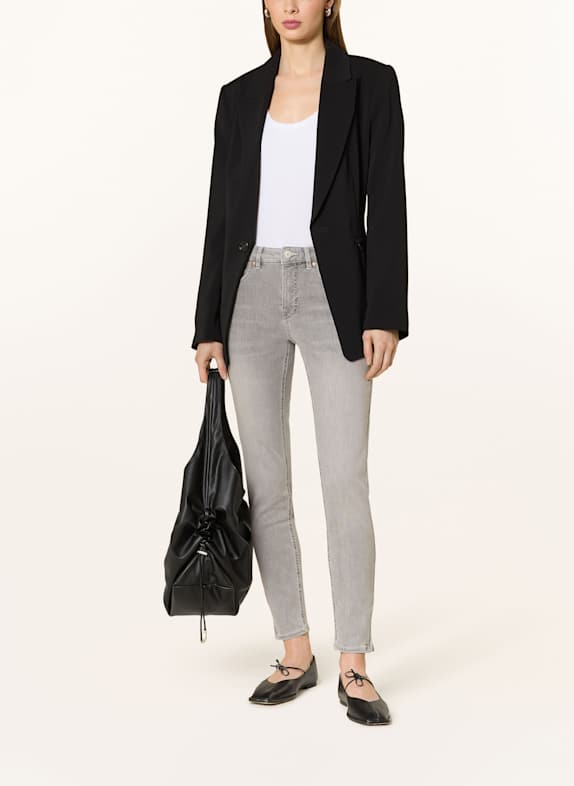 OPUS PANTS Blugi skinny ENJA SMART 70199 gri lună deschisă