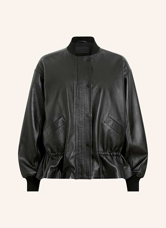 ALLSAINTS Skórzany bluzon SOFI CZARNY