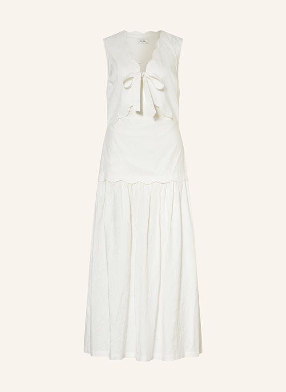 SANDRO Kleid mit Cut-out ECRU