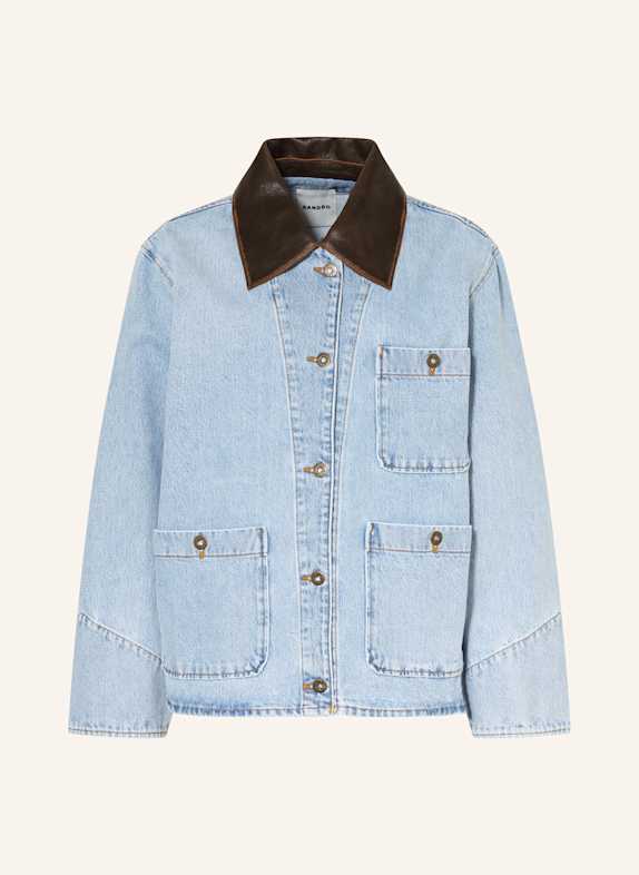 SANDRO Jeansjacke BLAU