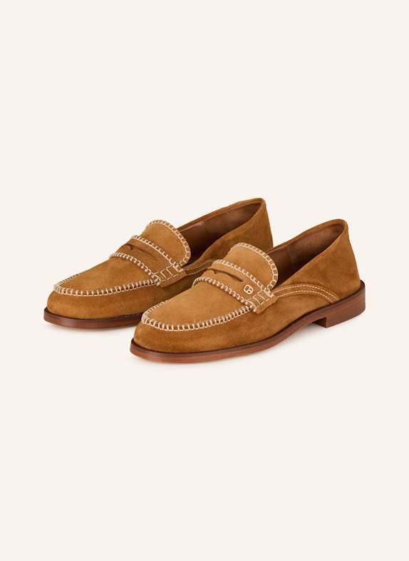 CLAUDIE PIERLOT Penny-Loafer COGNAC