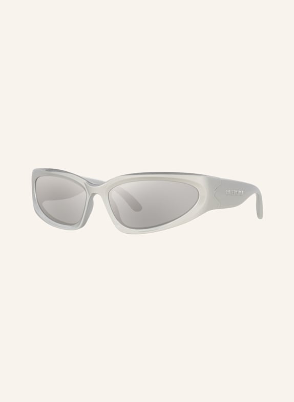 BALENCIAGA Sunglasses BB0157S 4100V1 - SILVER/ DARK GRAY MIRRORED