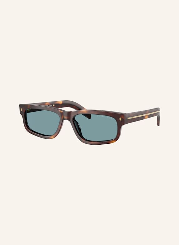PRADA Okulary przeciwsłoneczne PR B11S 15W04D – HAVANA/ ZIELONY POLARYZOWANY