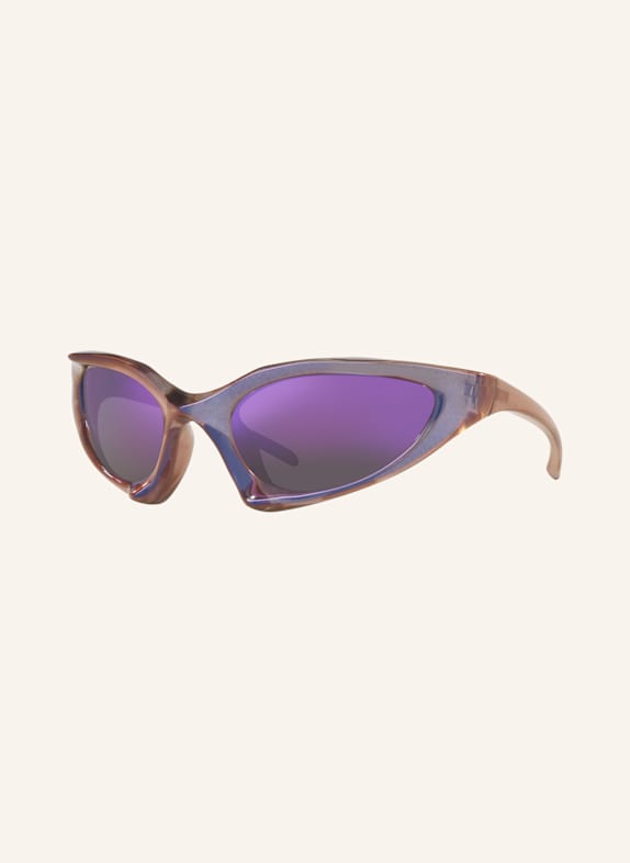 BALENCIAGA Sunglasses BB0352S 3700S1 - PURPLE/ PURPLE MIRRORED