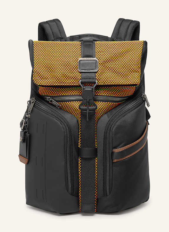 TUMI Batoh ALPHA BRAVO LOGISTICS s přihrádkou na laptop ČERNÁ / ČERVENÁ