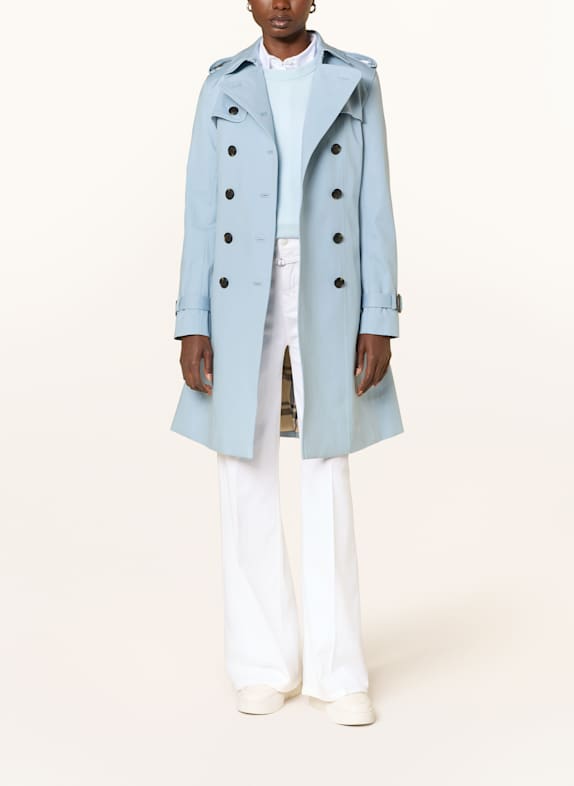 HOBBS SKYLAR trench coat LIGHT BLUE