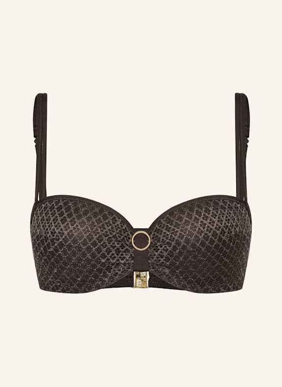 MARIE JO Balconette-Bikini-Top TOMAR DUNKELBRAUN