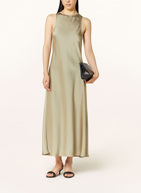MAX & Co. Satinkleid KAISER KHAKI