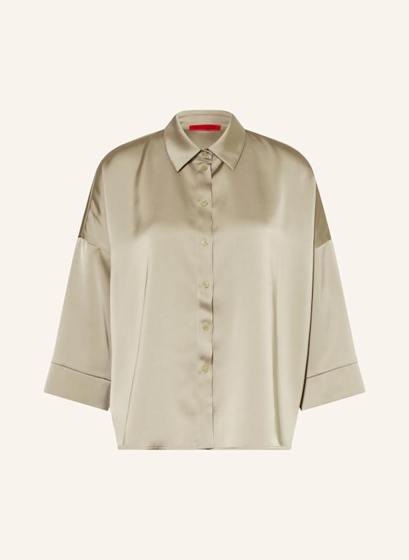 MAX & Co. Satinbluse SBEMBO mit 3/4-Arm KHAKI