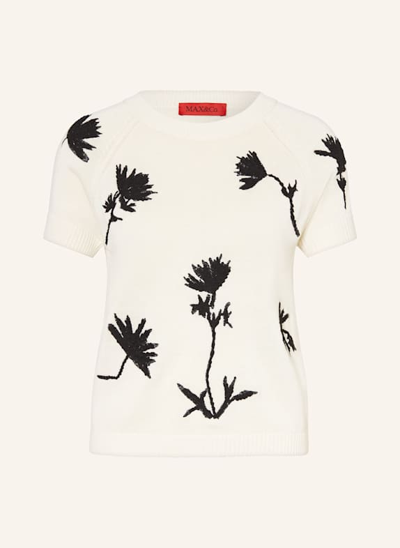 MAX & Co. Strickshirt DIZZY WEISS/ SCHWARZ