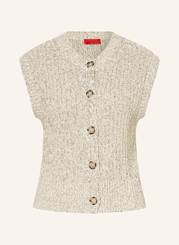 MAX & Co. Strickweste ERNESTA ECRU
