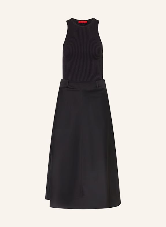 MAX & Co. Kleid QUIRINO im Materialmix SCHWARZ