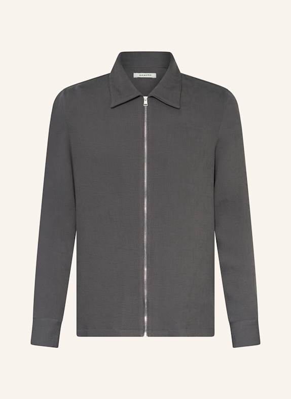 SANDRO Overjacket mit Plissees DUNKELGRAU