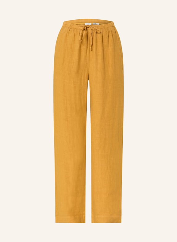 Marc O'Polo Leinenhose DUNKELGELB