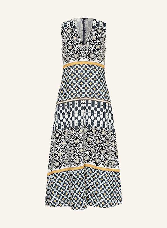 Marc O'Polo Leinenkleid WEISS/ DUNKELBLAU/ DUNKELGELB