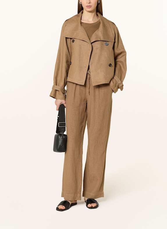 Marc O'Polo Leinenjacke BRAUN