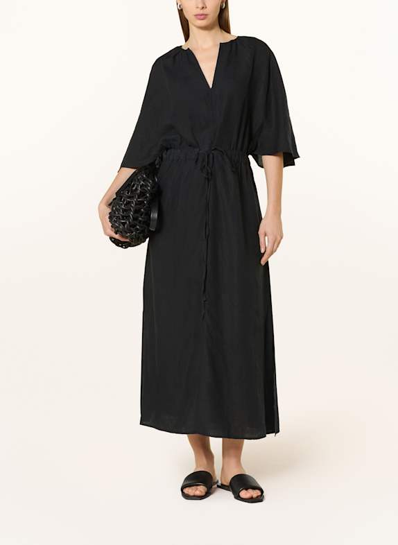Marc O'Polo Leinenkleid SCHWARZ