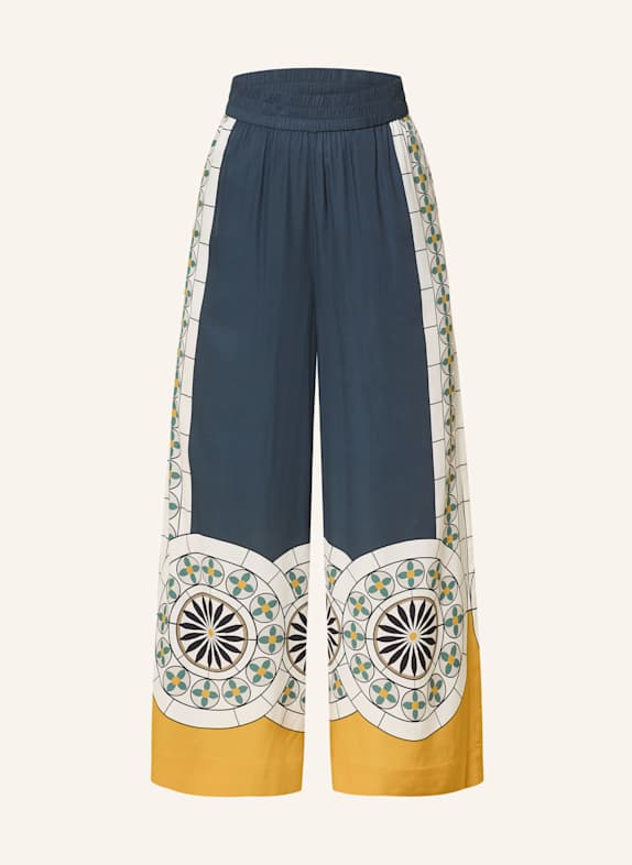 Marc O'Polo 7/8-Hose DUNKELBLAU/ PETROL/ DUNKELGELB