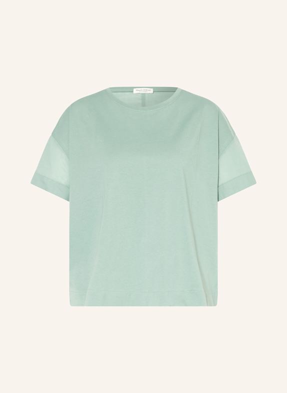 Marc O'Polo T-Shirt im Materialmix MINT