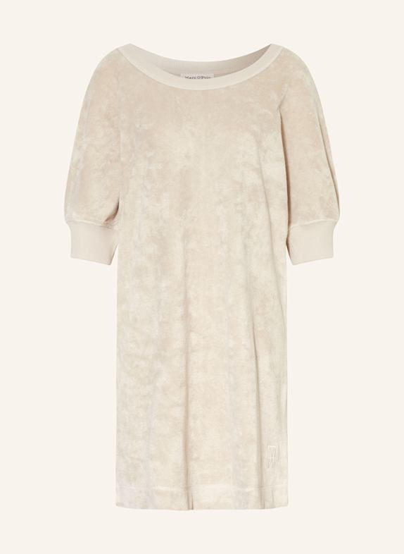 Marc O'Polo Frotteekleid mit 3/4-Arm BEIGE