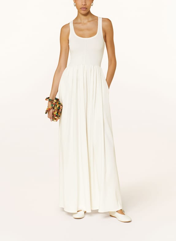 ELEH Kleid im Materialmix WEISS