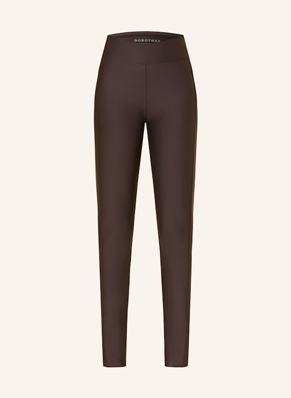 DOROTHEE SCHUMACHER SHARP CUT leggings BROWN