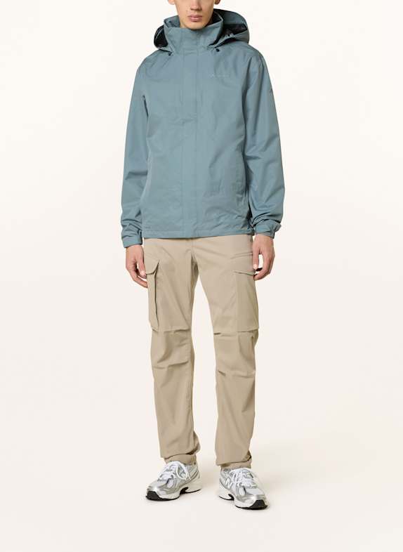 VAUDE Regenjas ESCAPE LIGHT BLAUWGRIJS