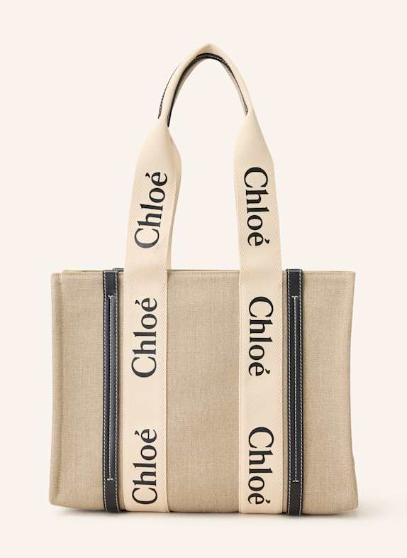 Chloé Shopper WOODY white-blue
