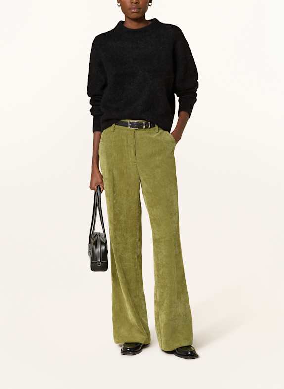 CAMBIO Marlenehose AMELIE aus Cord GRÜN