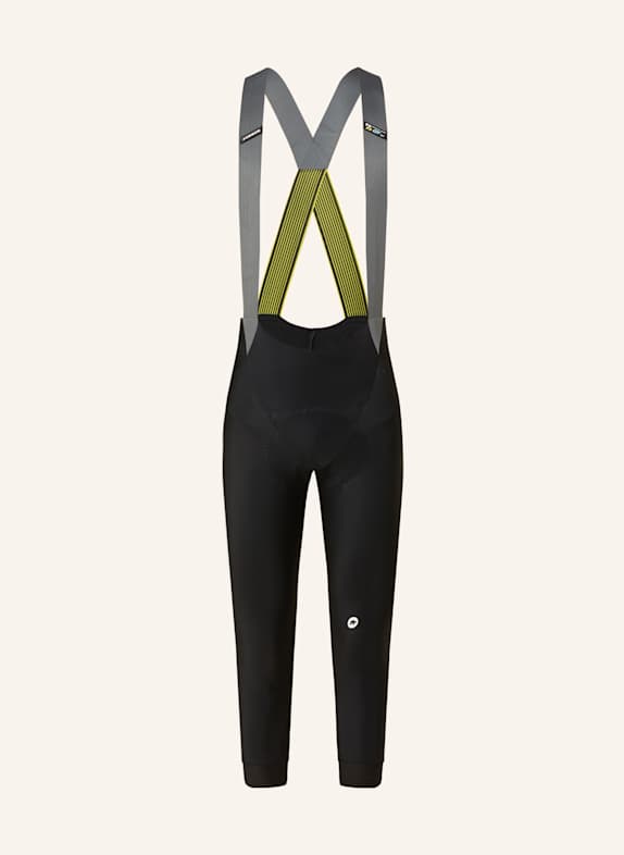 ASSOS MILLE GT KNICKERS C2 cycling shorts with straps and padded insert BLACK
