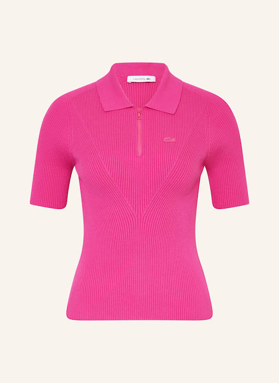 LACOSTE Strickshirt FUCHSIA