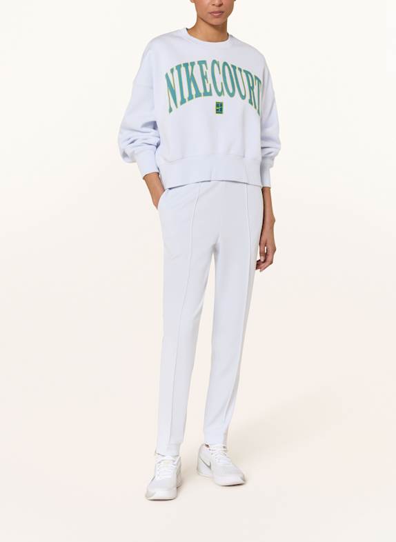 Nike Tennisshort COURT HERITAGE LICHTBLAUW