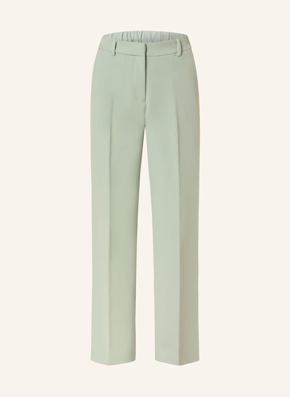 Y.A.S. Wide leg trousers LIGHT GREEN