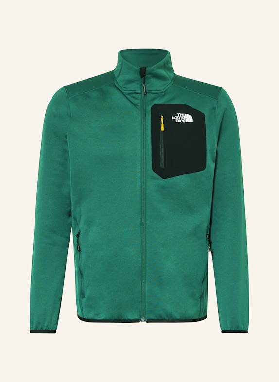 THE NORTH FACE Midlayer-Jacke CREST DUNKELGRÜN/ SCHWARZ