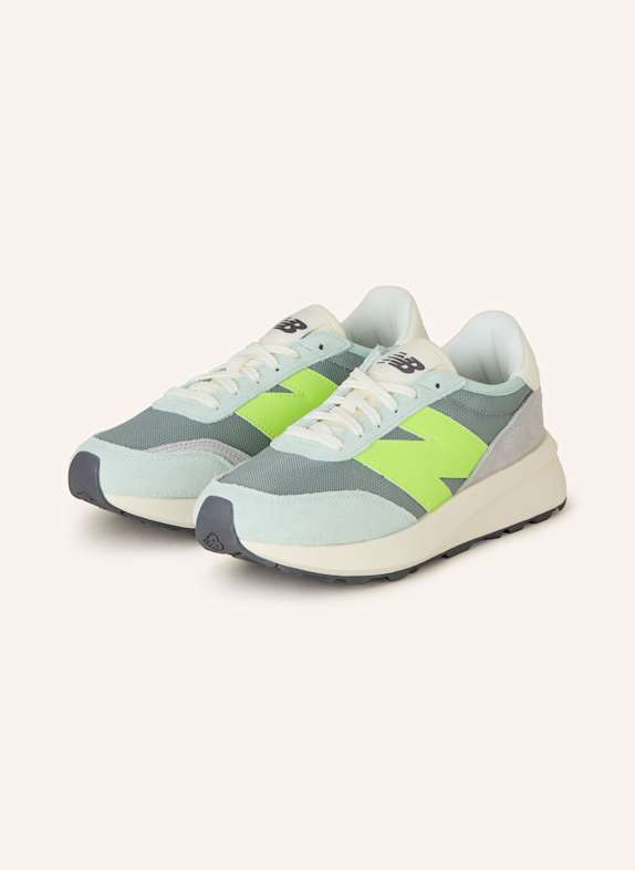 new balance Sneakersy U370 SZARY/ MIĘTOWY/ JASKRAWY ŻÓŁTY